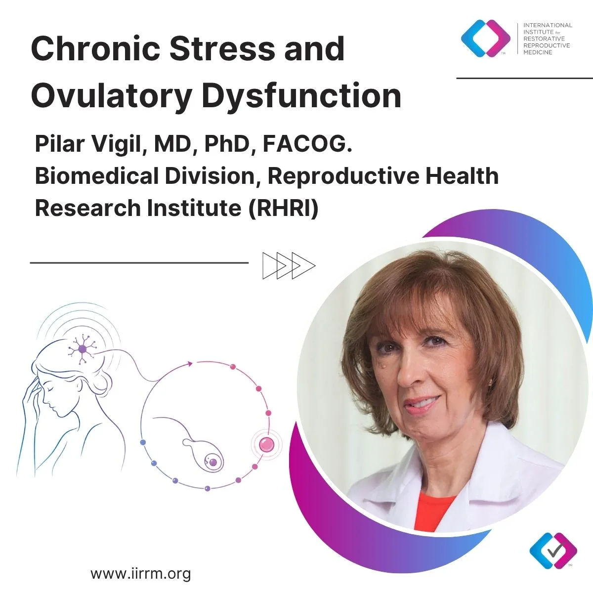 Pilar Vigil presents on Chronic Stress and Ovulatory Dysfunction